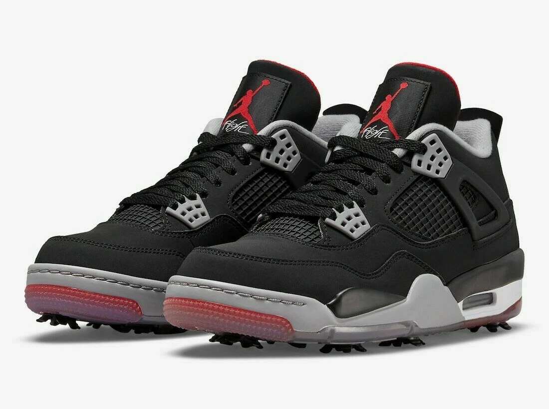 Jordan 4 black and fire red 2025
