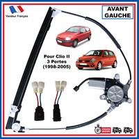 Elektrischer Fensterheber+Antriebsmotor Vorne Links FüR Clio IN Version 2/3