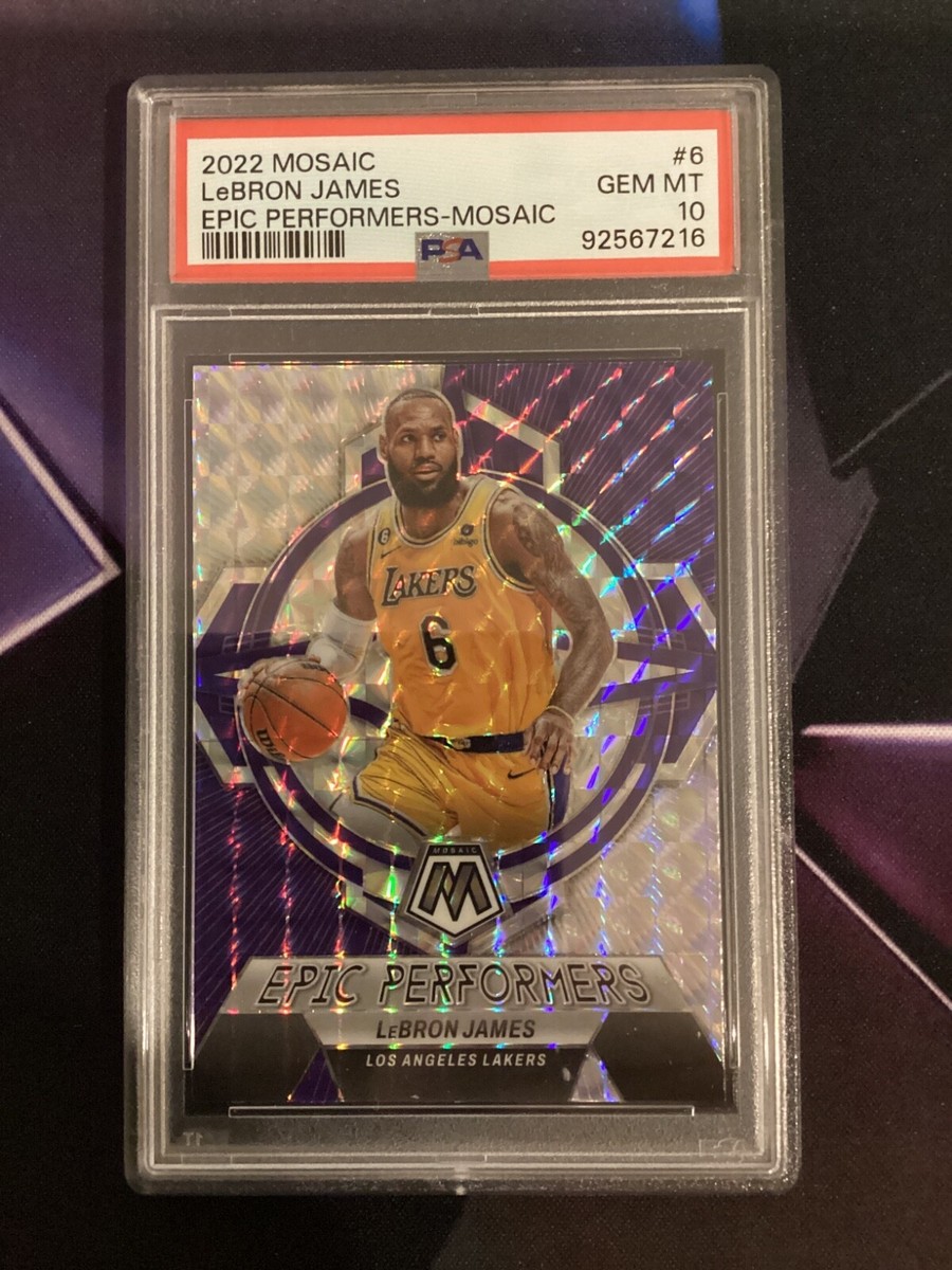 2022-23 Panini Mosaic - Epic Performers LeBron James #6 Mosaic