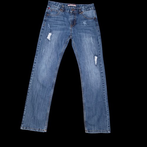 Tommy Hilfiger Vintage Low-rise Jeans Boys Size 12 Straight Leg Streetwear Retro - Picture 9 of 12