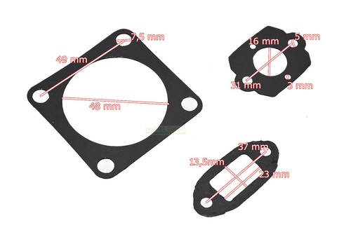 Kit Fixation Lame Compatible FS300 FS350 FS380 FS400 FS460 FS490 – Rondelle, Clés, Écrou, Plaque