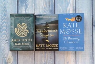 3 x Kate Mosse Paperback Books - (Bundle Job Lot) Labyrinth, Burning Chambers