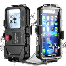 98FT Waterproof Underwater Photography Diving Case For iPhone Series(From 7-14)