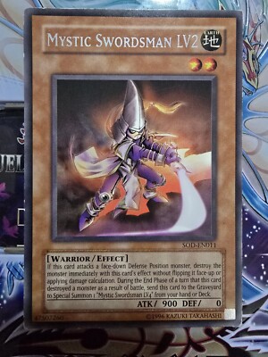 Yugioh! MP Mystic Swordsman LV2 - SOD-EN011 - Rare - Unlimited Edition - MD