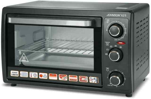 JOHNSON X25 25L Forno Elettrico Ventilato 1300W - Nero | Acquisti Online su  eBay