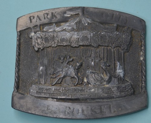 4 vtg 1980s Park City Michael Ricker Limited Edition Belt Buckles Numbered - Picture 9 of 10