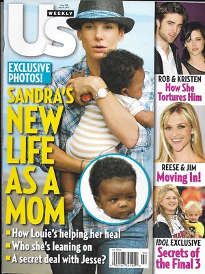 Us Weekly Magazine Sandra Bullock Kristen Stewart Robert Pattinson American Idol