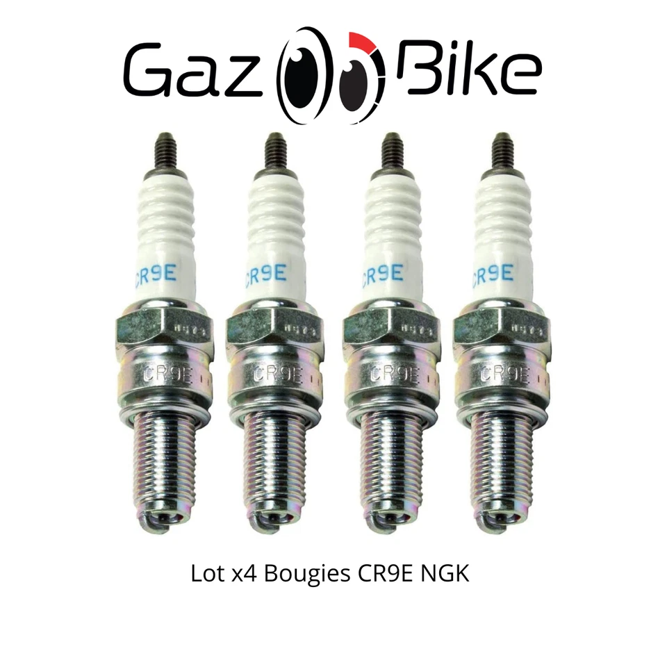 Kit Pack x4 Bougies NGK CR9E KAWASAKI SUZUKI YAMAHA HONDA (6263) - Photo 2/2
