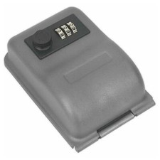 Image of Sealey 3 Digit Wall Mounted Key Safe Box Outdoor High Security Code Lock-Storage