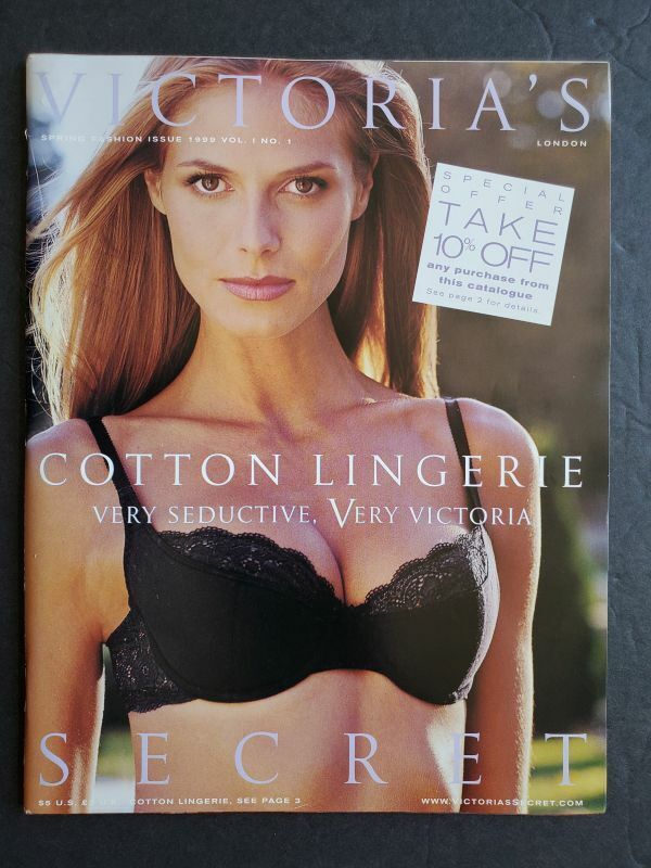 Victoria's Secret Christmas '99 Heidi Klum $Million Bra Laetitia Casta Near  Mint