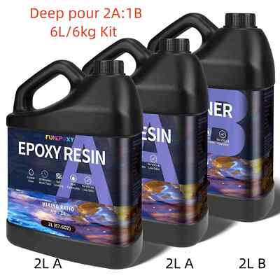Crystal Clear Resin Epoxidharz Epoxy Gießharz Glasklar Epoxydharz Laminierharz