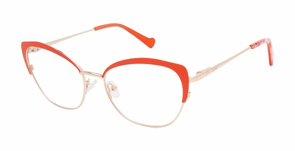 Оправа для пластиковых оптических очков Betsey Johnson Five Stars Coral Cat Eye 54-17-140 18490₽
