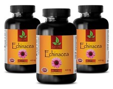 Extracto de raíz de semillas de equinácea - Ayuda para el sistema inmunológico - Salud corporal - 3 botellas