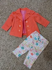 Toddler Girl Jacket/Pants Outfit, Size 18 Months
