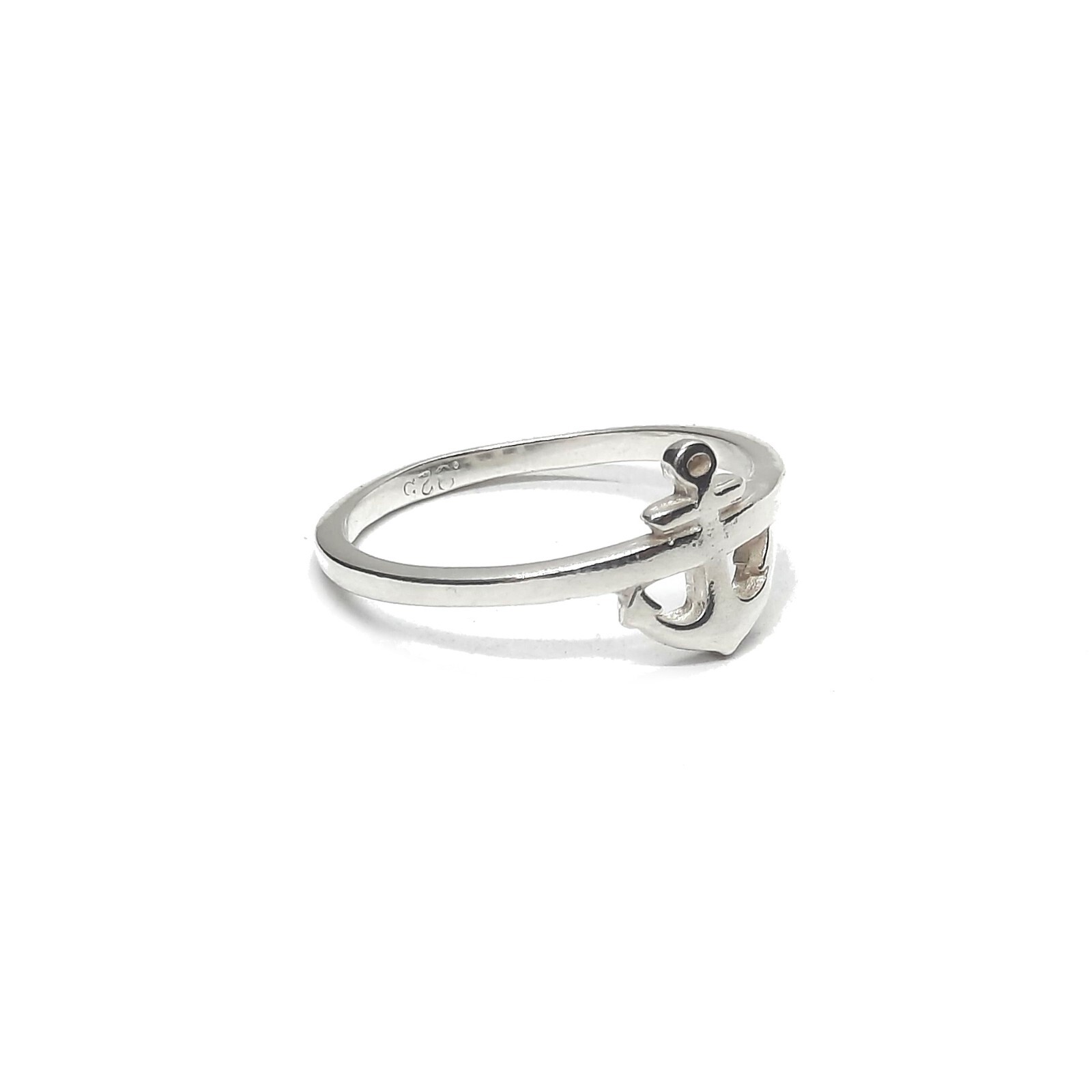 DUR Ring Maritim – 925 Sterling Silber Ring Größe 58 Mit 5 Oxidierten Maritimen Symbolen (Modell R5424.58)