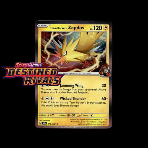 Pokemon Cards! Destined Rivals Holo/Reverse Holo EX Ultra Rare SIR Full Art Card