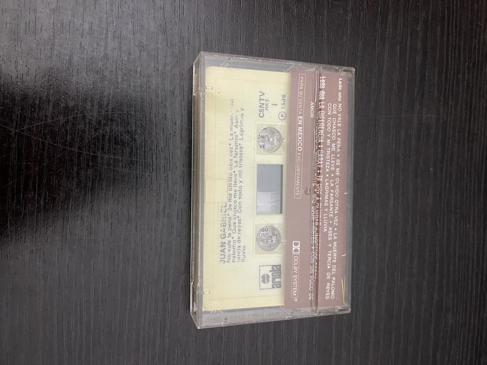 Juan Gabriel Cassette 15 Anos de Exitos Rancheros No Vale La Pena Cassette Foto 4 de 4