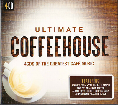 Ultimate Coffeehouse - 4 CDs The Greatest Coffee Music  NEU & OVP Cafe