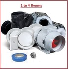 <!--F#f_0-->200mm Inline Fan COOL HEAT TRANSFER KIT heater Air Kit Ducted heating 1- 4 rooms<!--F/-->