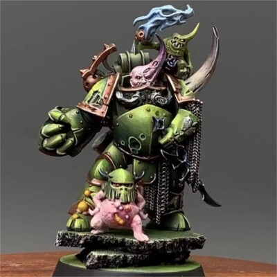 Plague Marine Champion Death Guard Warhammer 40k Presale Painted Games Workshop