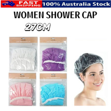 Women Shower Cap Reusable Elastic Bath Spa Waterproof Hair Travel Cap Hair Net