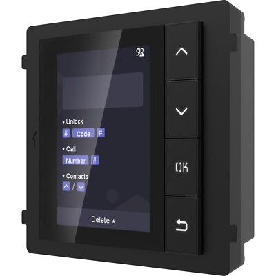 Hikvision KD8 Series Modular Display Video Intercom Display Schwarz