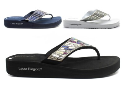 Ciabatta Donna Laura Biagiotti Bronzo con Rouche