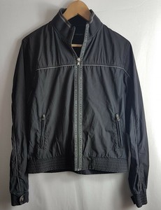 dark grey harrington jacket