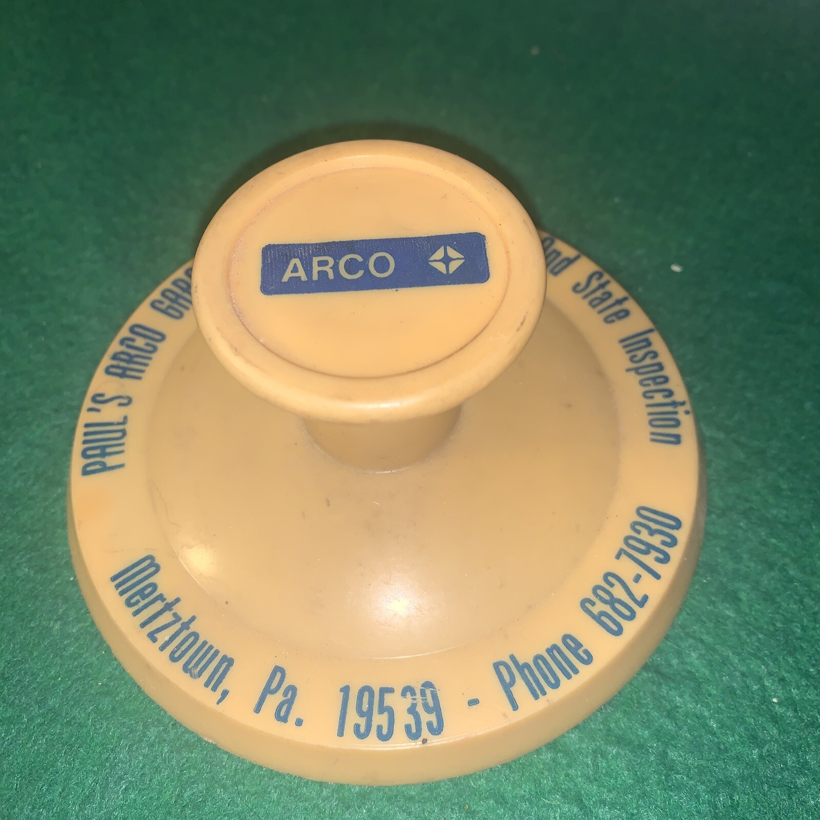 Paul's ARCO Garage Mertztown, PA Advertising Ice Scraper 1950's eBay