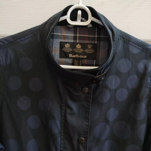 Barbour x Christopher Raeburn Women 8 polka dot waxed Jacket Tartan plaid Lined - 第 5/19 張圖片