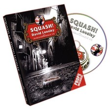 SQUASH DVD  GIMMICKS BY DAVID LOOSLEY - ALAKAZAM MAGIC PLAYING CARD TRICKS GAFF