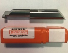MICRO 100 QRR-125-20 Grooving Tool Super Carbide. Made In USA. Great Tool (#6)