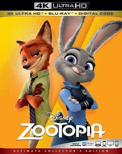 Zootopia [New 4K UHD Blu-ray] With Blu-Ray, 4K Mastering