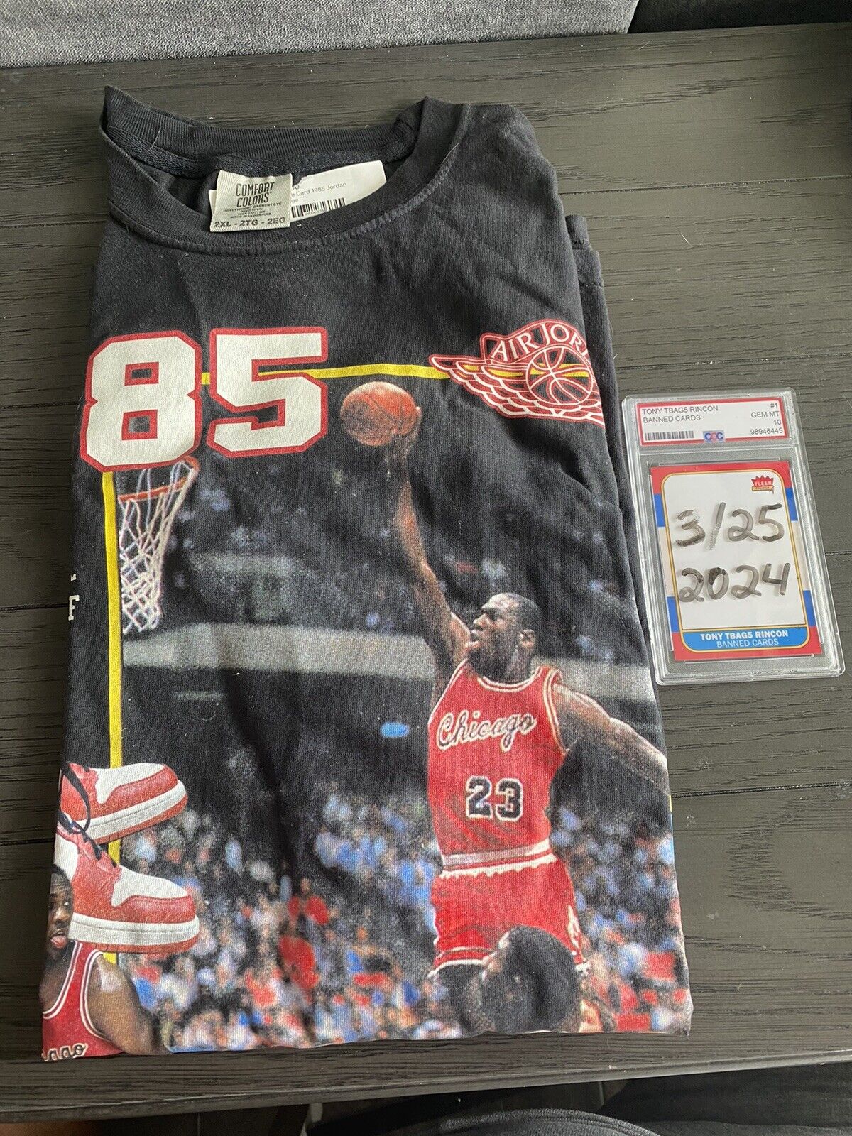 Vintage Michael Jordan T Shirt Chicago Bulls 2XL