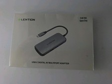 Lention USB-C Digital AV Multiport Adapter Space Computer Hub C48 NA SPACE GRAY