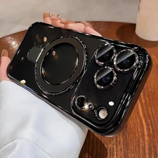 Shockproof Mag Safe Case For iPhone 17 Pro Max Air Kickstand Camera Lens Cover