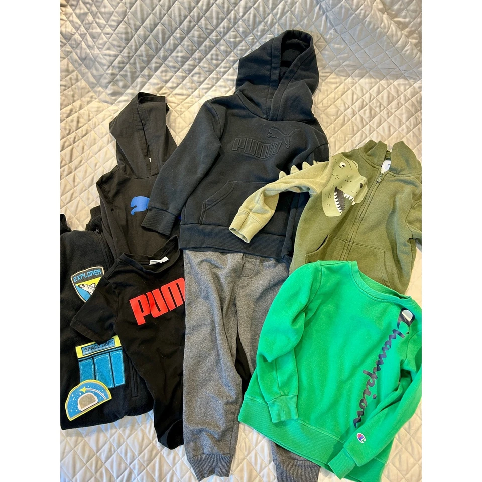 Детская одежда для мальчиков лот пижамы толстовка с капюшоном брюки футболки - Изображение 2 из 4