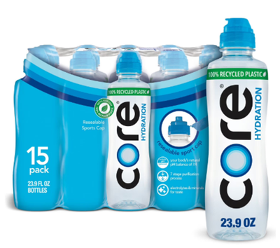 #ad #ad CORE Hydration Nutrient Enhanced Water 23.9 fl Oz 15 pack. $21.98