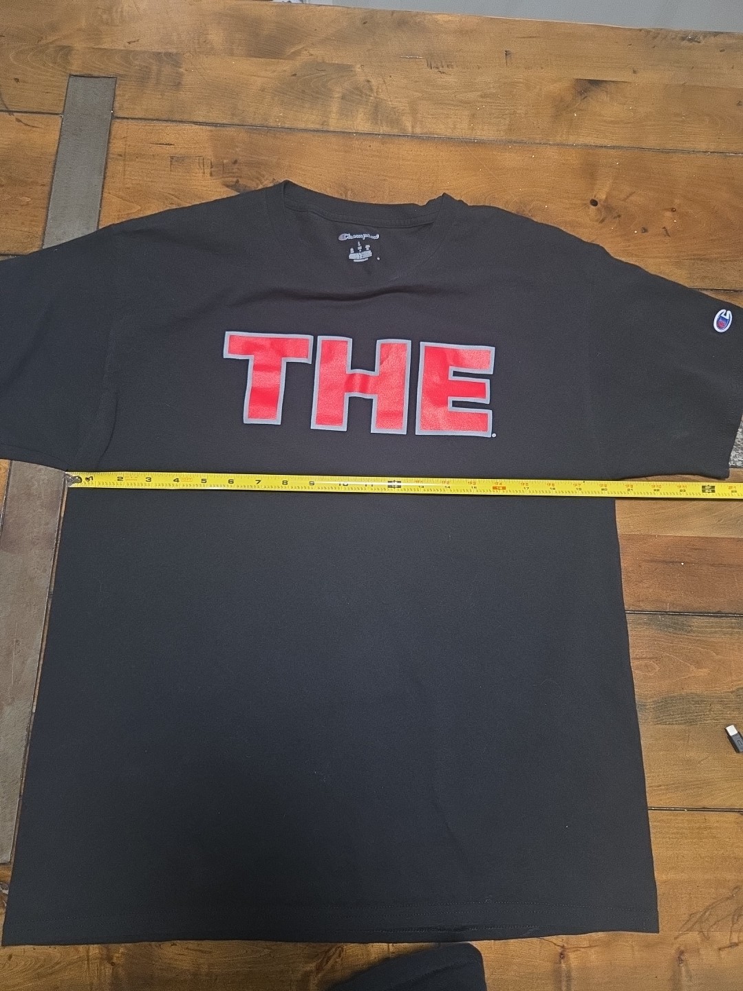 Champion Ohio State Buckeyes THE University Black Graphic T Shirt  Men's Med image 5