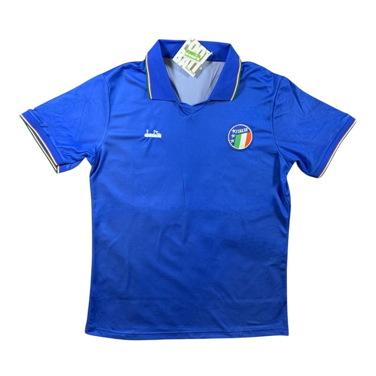 Italy 1990 World Cup Home Jersey Retro Soccer Shirt - Size Men's