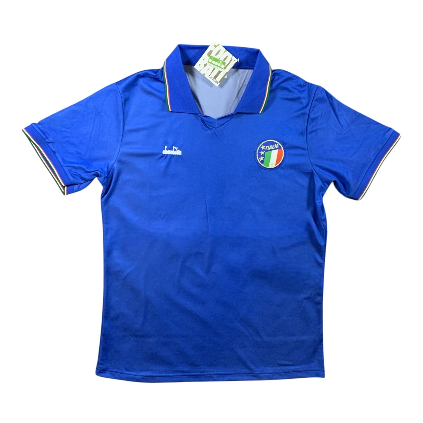 Italy 1990 World Cup Home Jersey Retro Soccer Shirt - Size Men’s Large - NWT