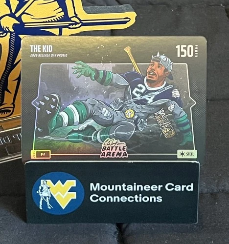KEN GRIFFEY JR. “The Kid” 2026 Bo Battle Arena Release Day Promo Steel FOIL SSP
