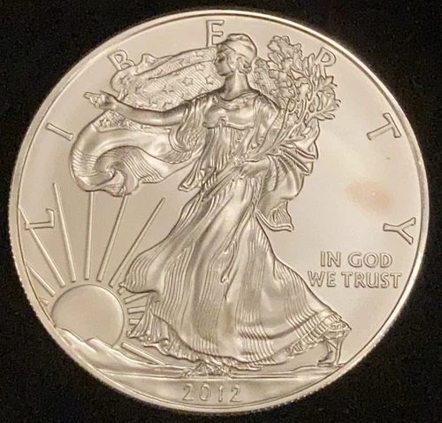 2012 American Silver Eagle Uncirculated- 1 oz .999 Silver Dollar #7021.81-B