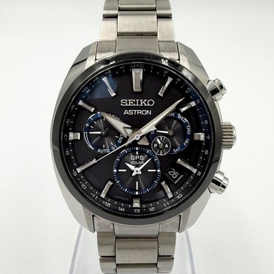 Seiko Astron SBXC053 5X53-0AJ0 SS Herren Funk Solar Uhr