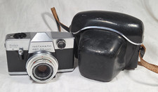Vtg Kodak Instamatic Reflex 35mm Camera w/ Case And Schneid-kreuzmac Lens Case