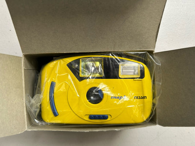 Rare Yellow Nissin Snap 35mm Film Camera - New in Box