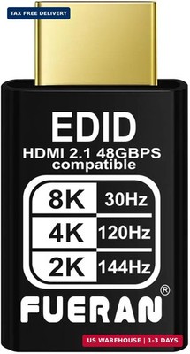 4K 120Hz HDMI 2.1 Dummy Plug,Virtual Display Emulator,displayport Dummy Plug 4k