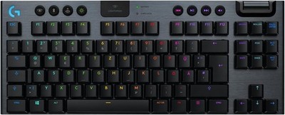 Logitech G915 LIGHTSPEED TKL Tenkeyless kabellos Deutsches QWERTZ-Layout-Carbon