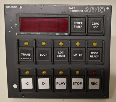 STUDER A810 Bedienfeldeinheit = 1.810.767-12 = Control Panel Unit