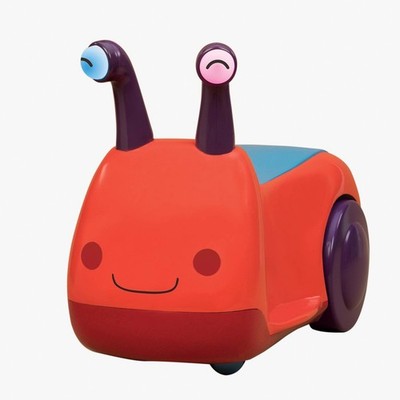 B. toys Buggly Schnecke Rutscher Fahrzeug orange-rot für Kinder ab 1 Jahr